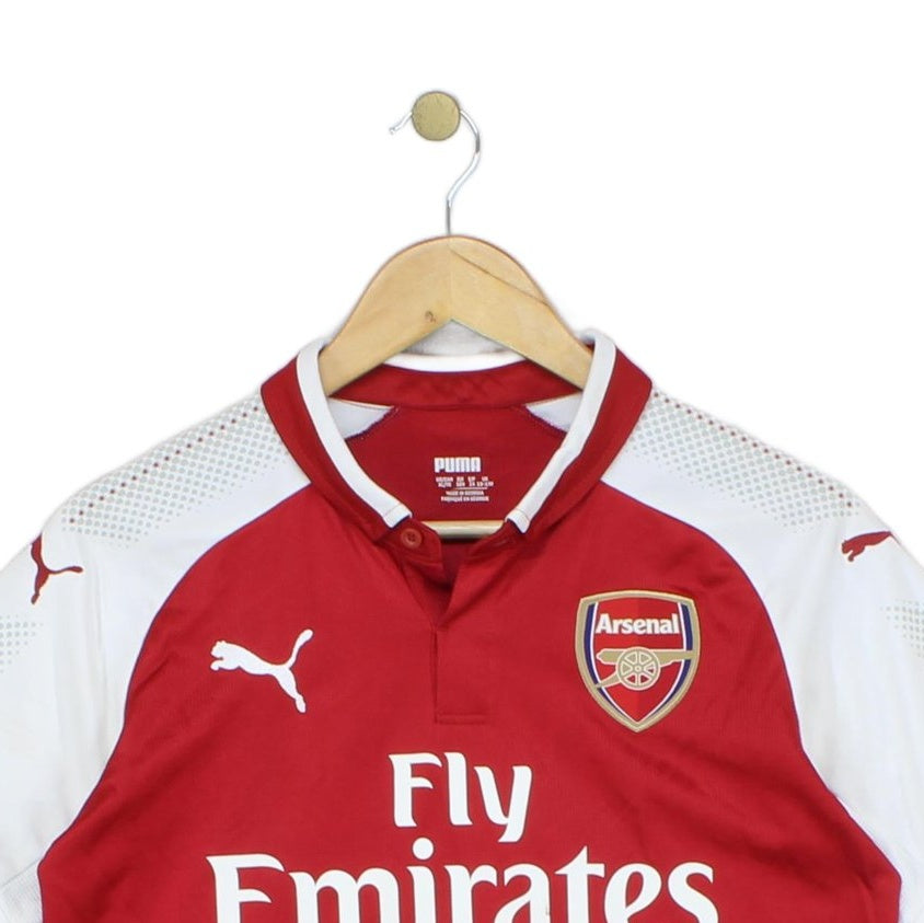 Boys Arsenal 2015-16 Football Shirt Soccer Lacazette
