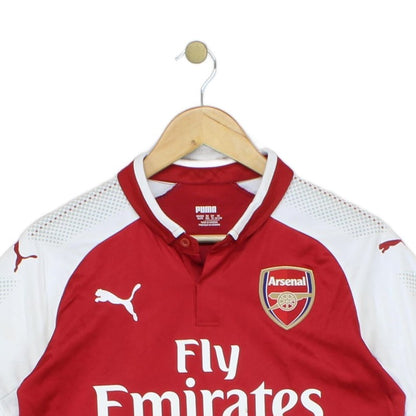 Boys Arsenal 2015-16 Football Shirt Soccer Lacazette