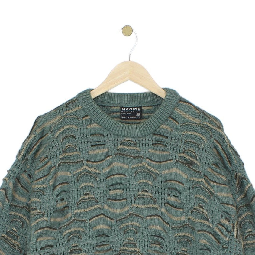 Womens 3D Knit Jumper Cropped Australia