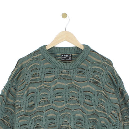 Womens 3D Knit Jumper Cropped Australia
