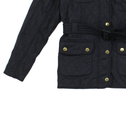 Boys Quilted Jacket Belted Outdoor