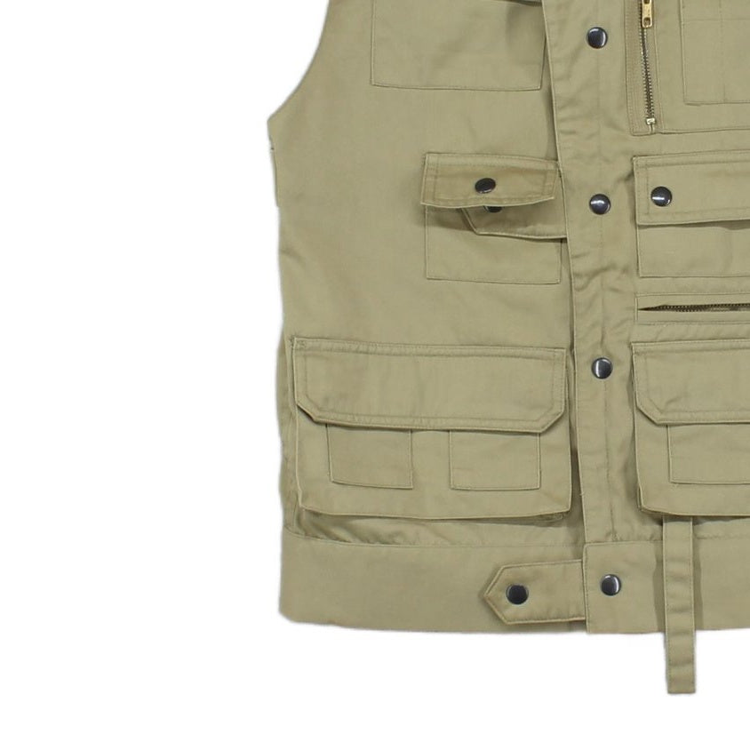 Mens Fishing Vest Jacket Outdoor Pockets