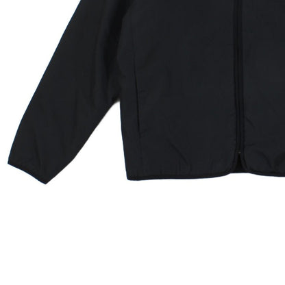 Mens Quilted Jacket Hooded Full Zip Logo Outdoor