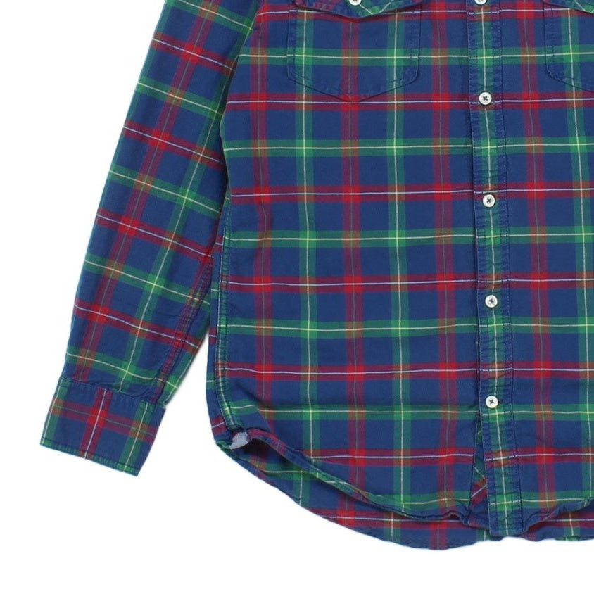 Mens Plaid Shirt Long Sleeve Custom Fit