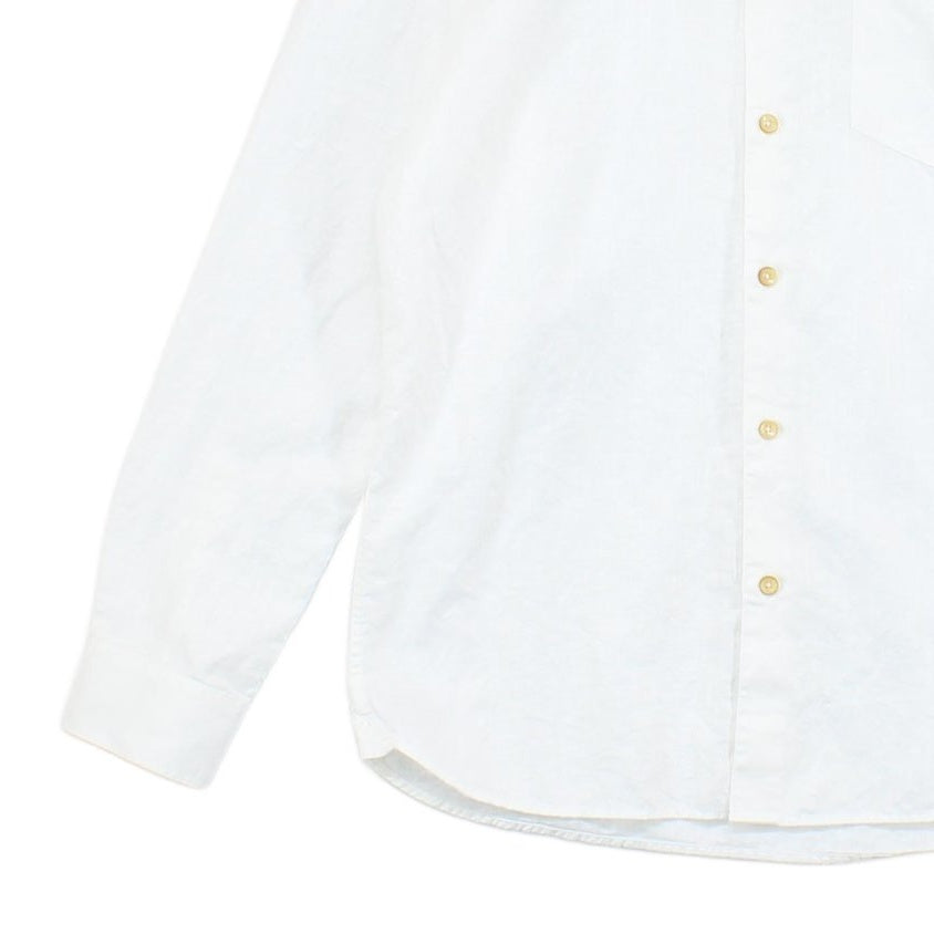 Mens Shirt Long Sleeve Cotton Linen