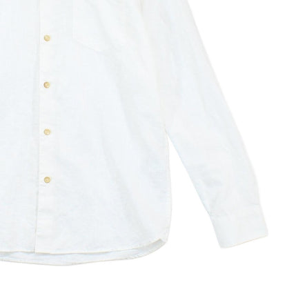 Mens Shirt Long Sleeve Cotton Linen