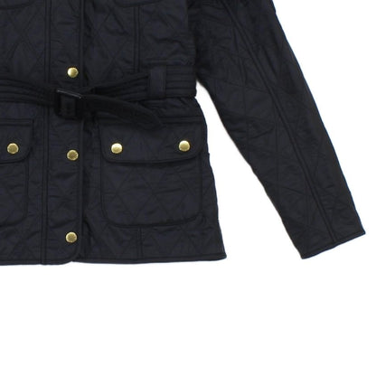Boys Quilted Jacket Belted Outdoor