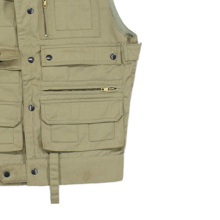 Mens Fishing Vest Jacket Outdoor Pockets
