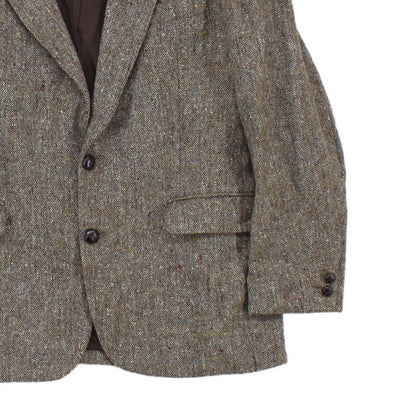 Mens Tweed Blazer Uk Made Short Wool