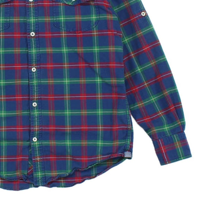 Mens Plaid Shirt Long Sleeve Custom Fit
