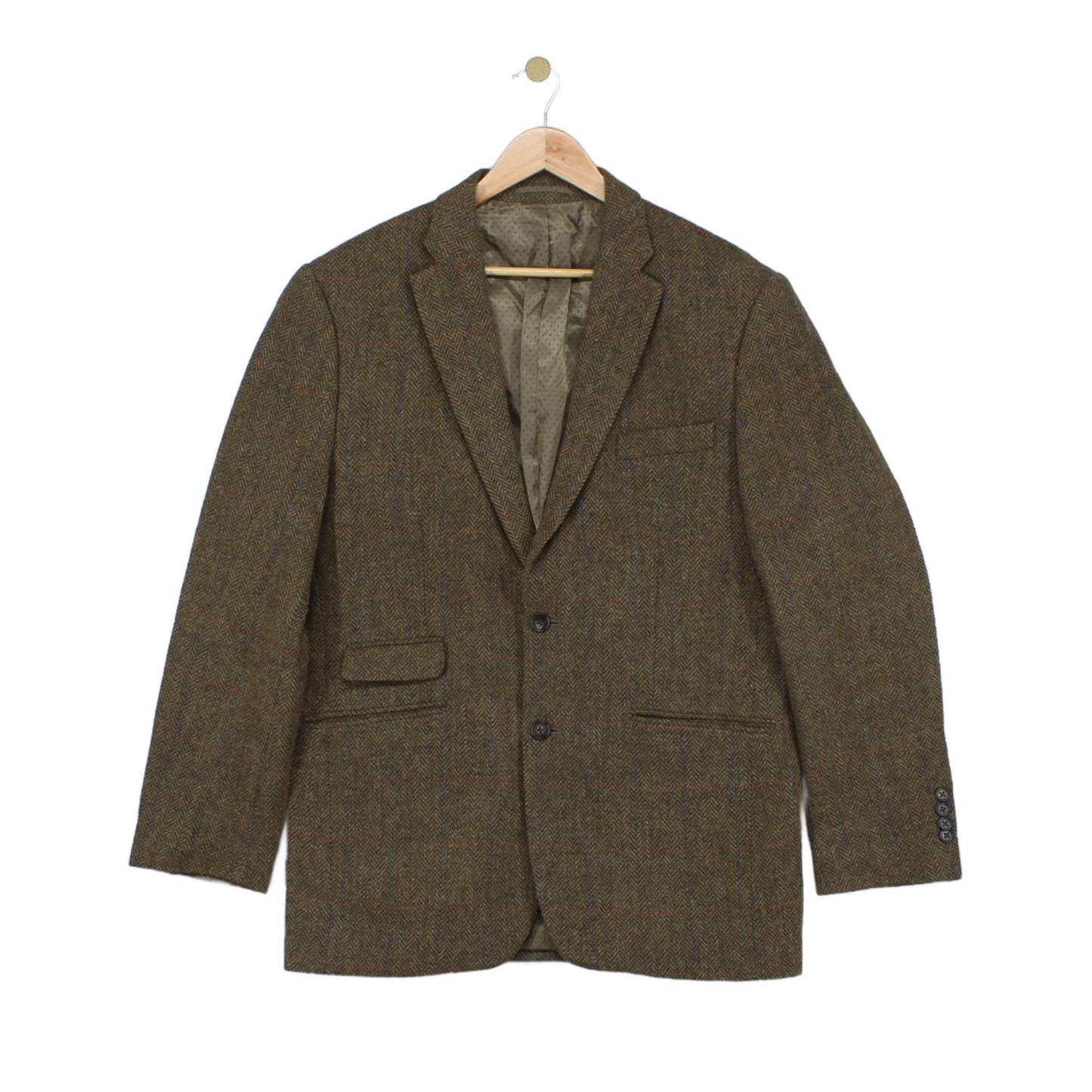 Mens Tweed Blazer Formal Smart Classic