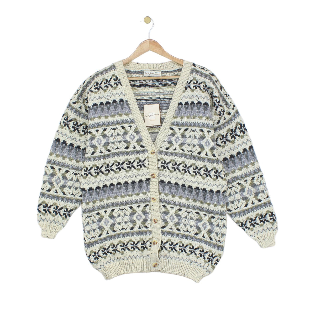 Womens Cardigan Knit Patterned