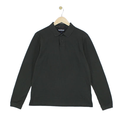 Mens Polo Shirt Long Sleeve Classic