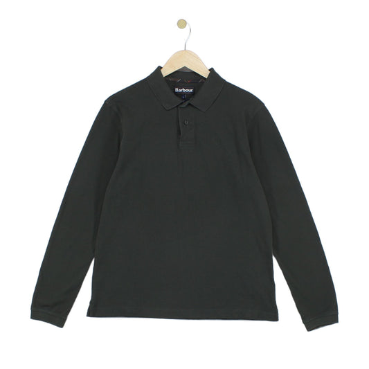 Mens Polo Shirt Long Sleeve Classic