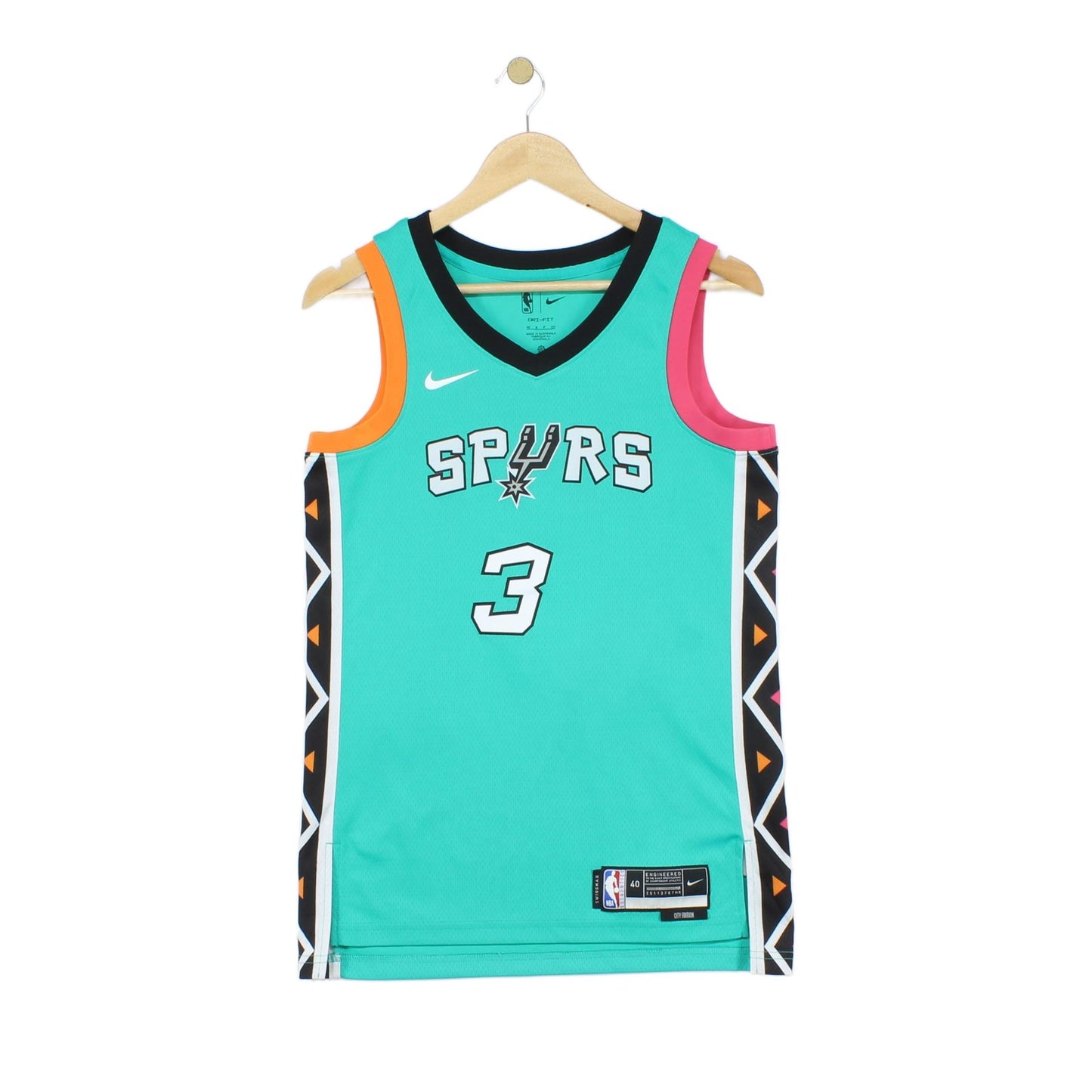 Mens San Antonio Spurs Basketball Jersey Dri Fit
