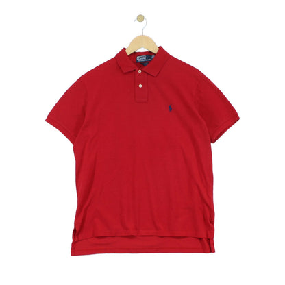 Mens Polo Shirt Custom Fit Embroidered Short Sleeve