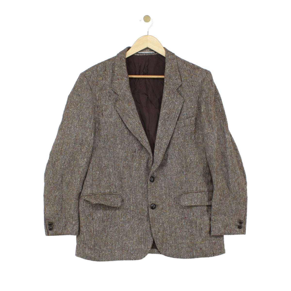 Mens Tweed Blazer Uk Made Short Wool