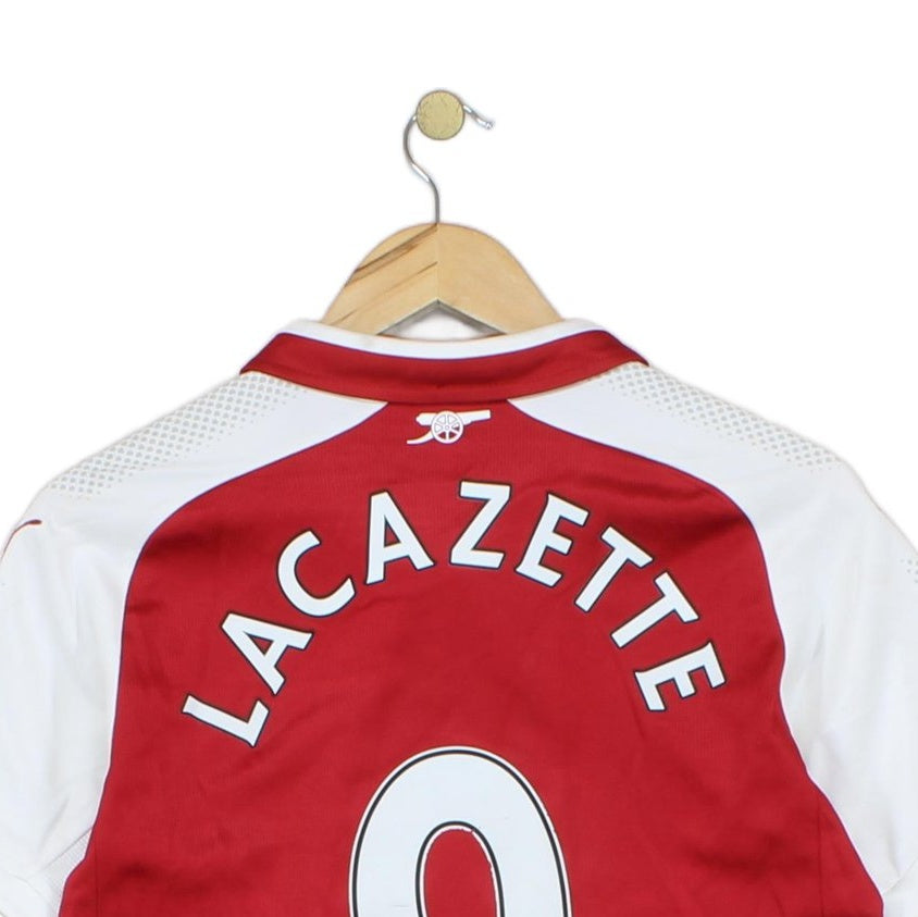 Boys Arsenal 2015-16 Football Shirt Soccer Lacazette