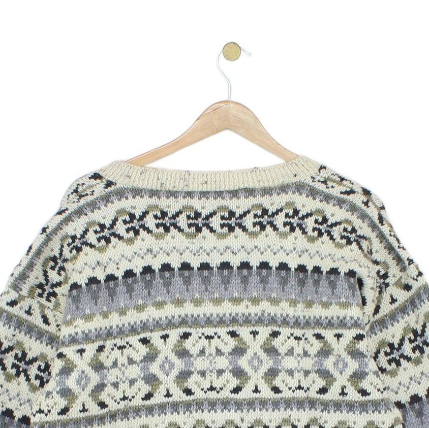 Womens Cardigan Knit Patterned