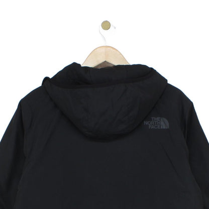 Mens Quilted Jacket Hooded Full Zip Logo Outdoor