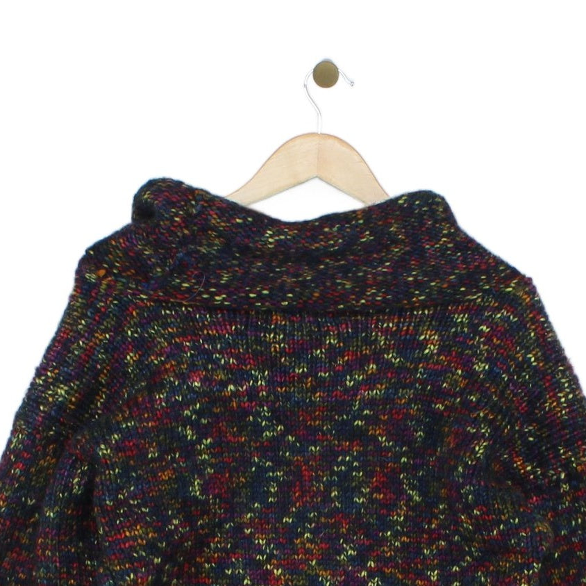 Womens Chunky Knit Jumper Cowl Neck Long Sleeve
