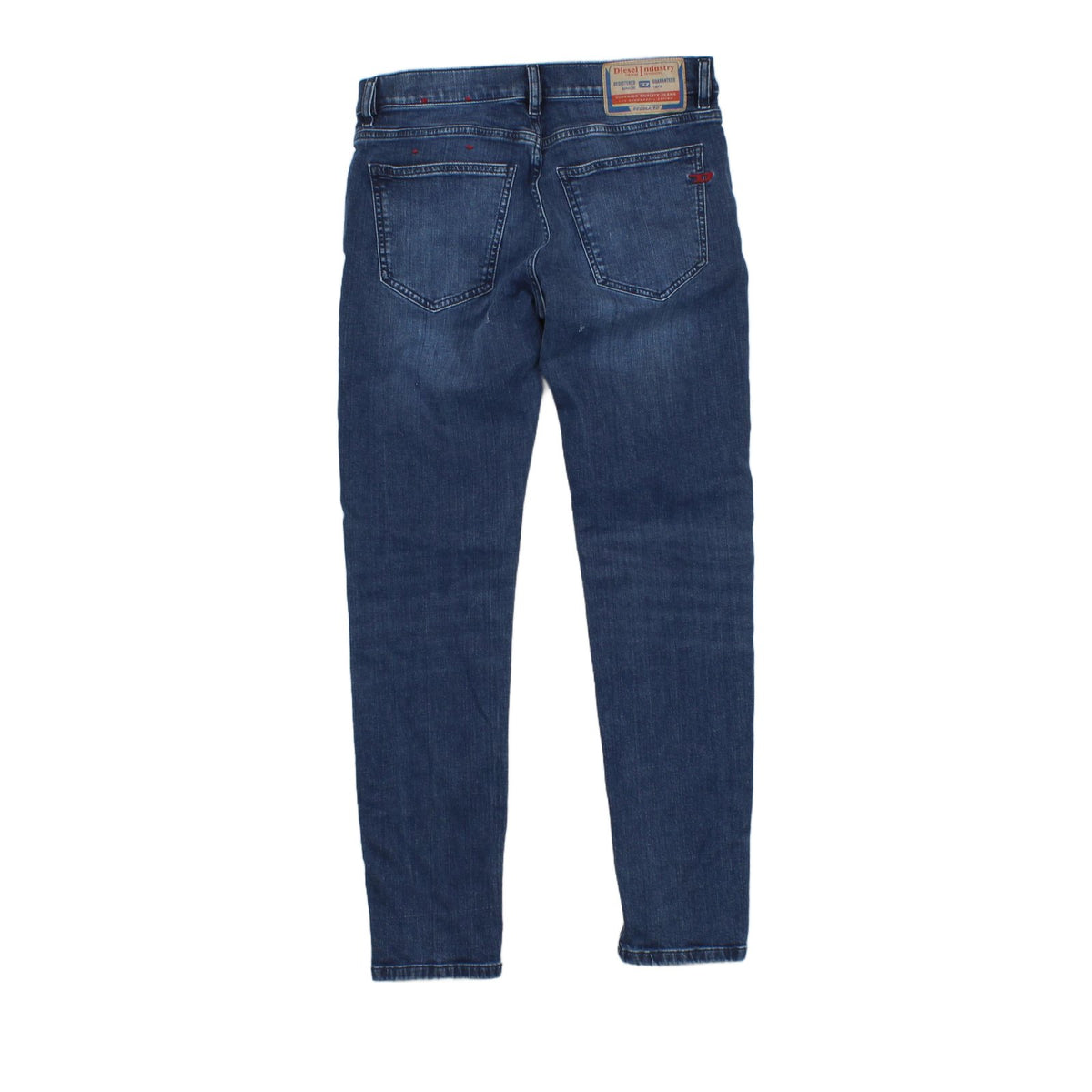 Mens D-Strukt Jeans Stretch Slim Fit Denim