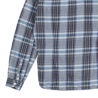 Mens Plaid Shirt Button Up Tailored