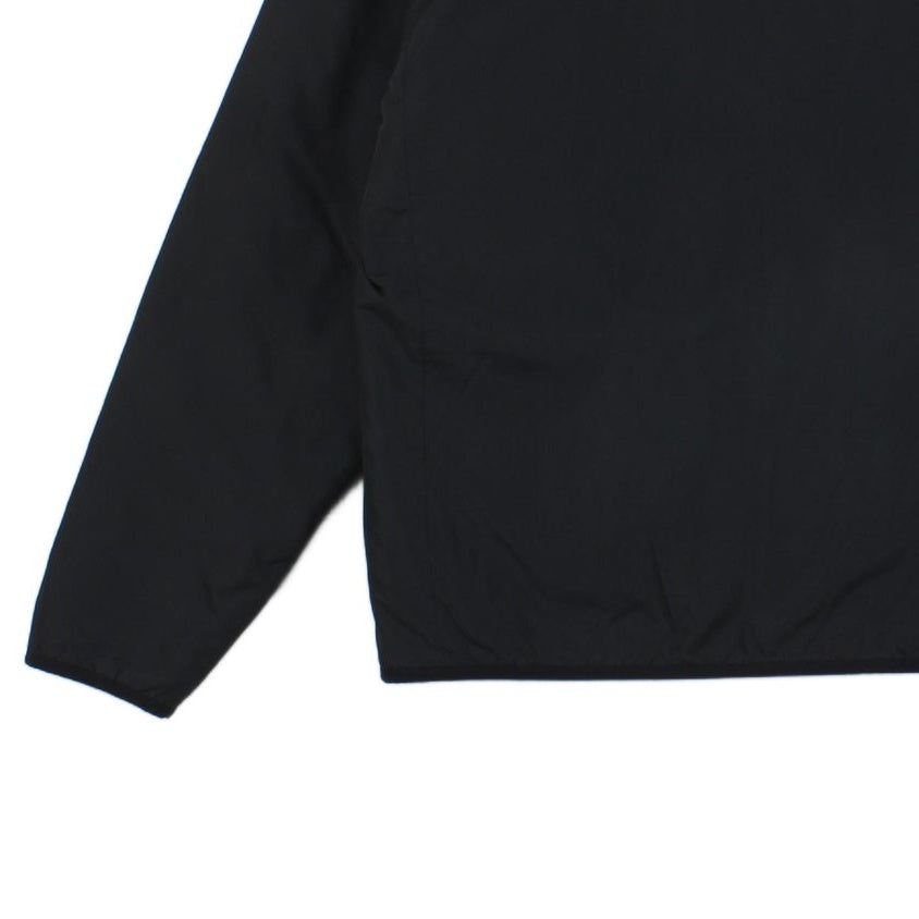 Mens Quilted Jacket Hooded Full Zip Logo Outdoor