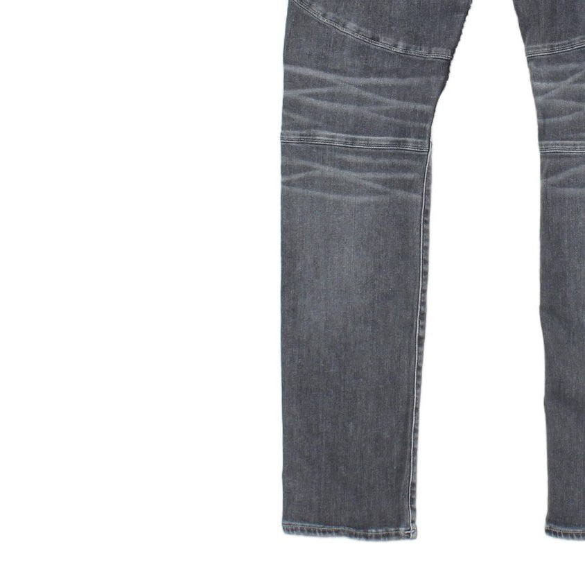 Mens Rocco Jeans Zip Fly Stretch Relaxed Skinny Fit