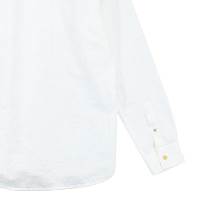 Mens Shirt Long Sleeve Cotton Linen