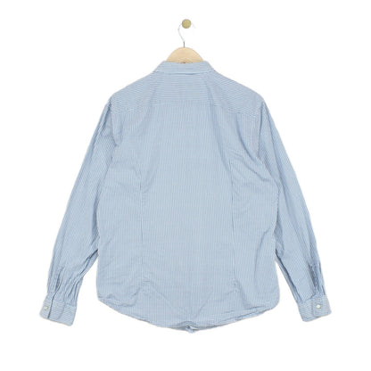 Mens Dotted Shirt Slim Fit Button Down Long Sleeve