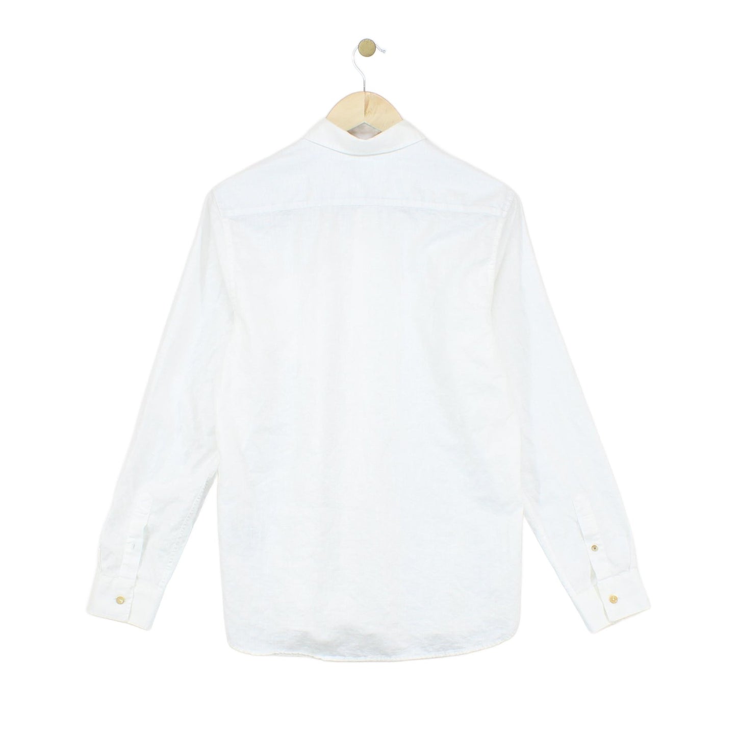 Mens Shirt Long Sleeve Cotton Linen