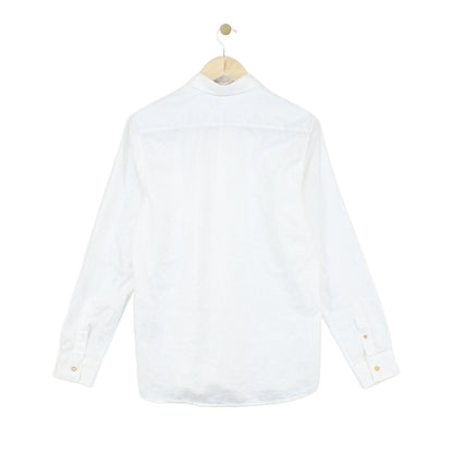Mens Shirt Long Sleeve Cotton Linen