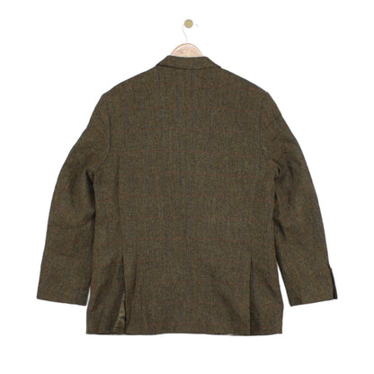 Mens Tweed Blazer Formal Smart Classic