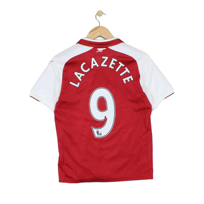 Boys Arsenal 2015-16 Football Shirt Soccer Lacazette