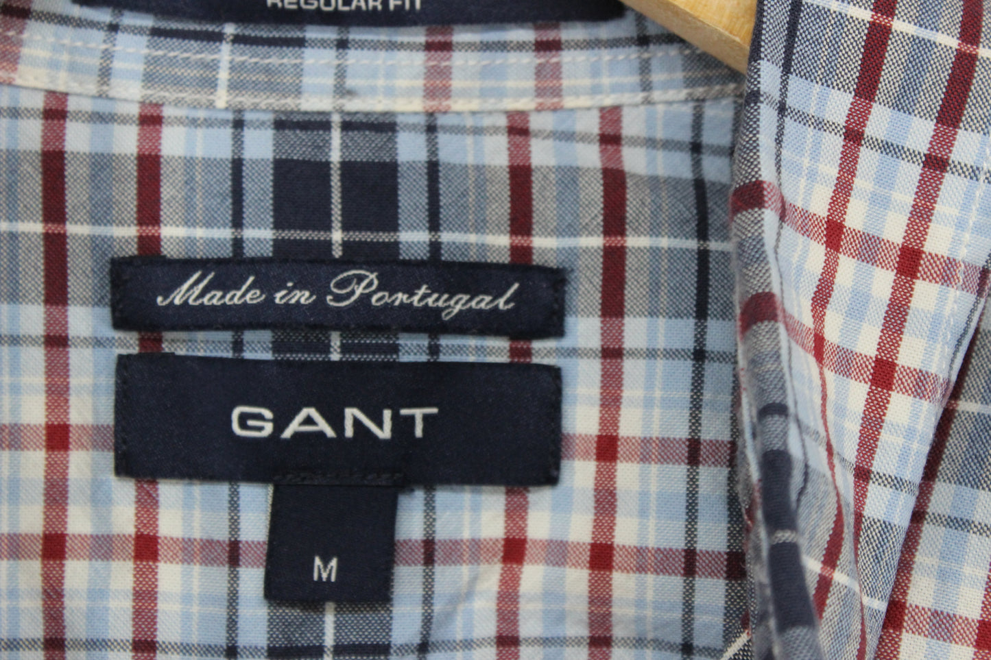 Mens Plaid Shirt Made In Portugal Long Sleeve Check