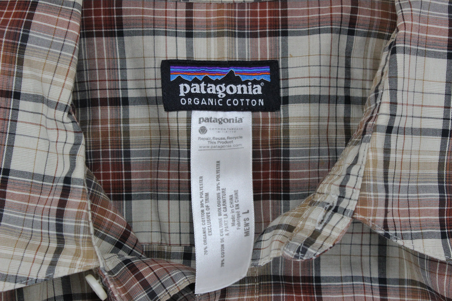 Mens Plaid Shirt Long Sleeve Check