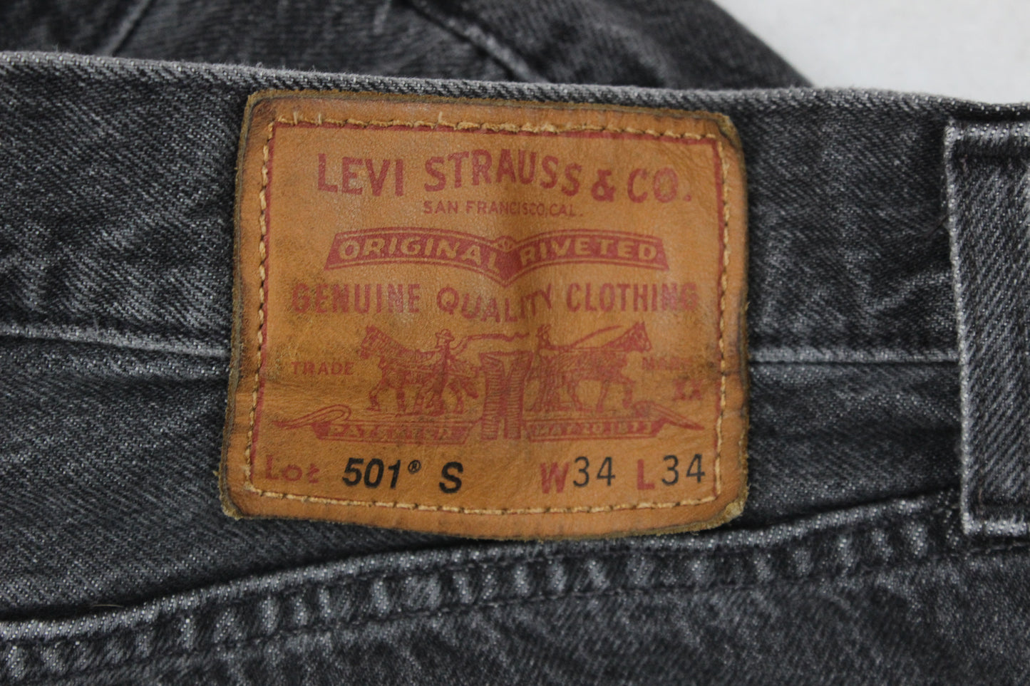 Mens 501S Jeans Stretch Straight Leg