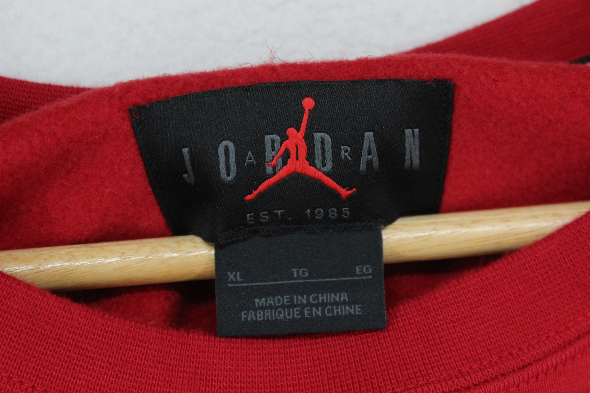 Mens Sweatshirt Crew Neck Embroidered Logo
