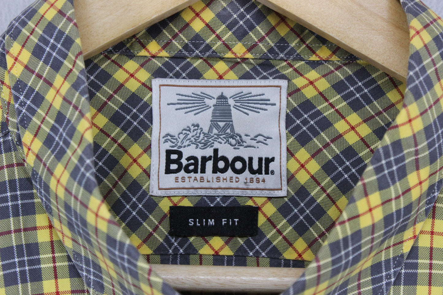 Mens Check Shirt Slim Fit Button Up Long Sleeve