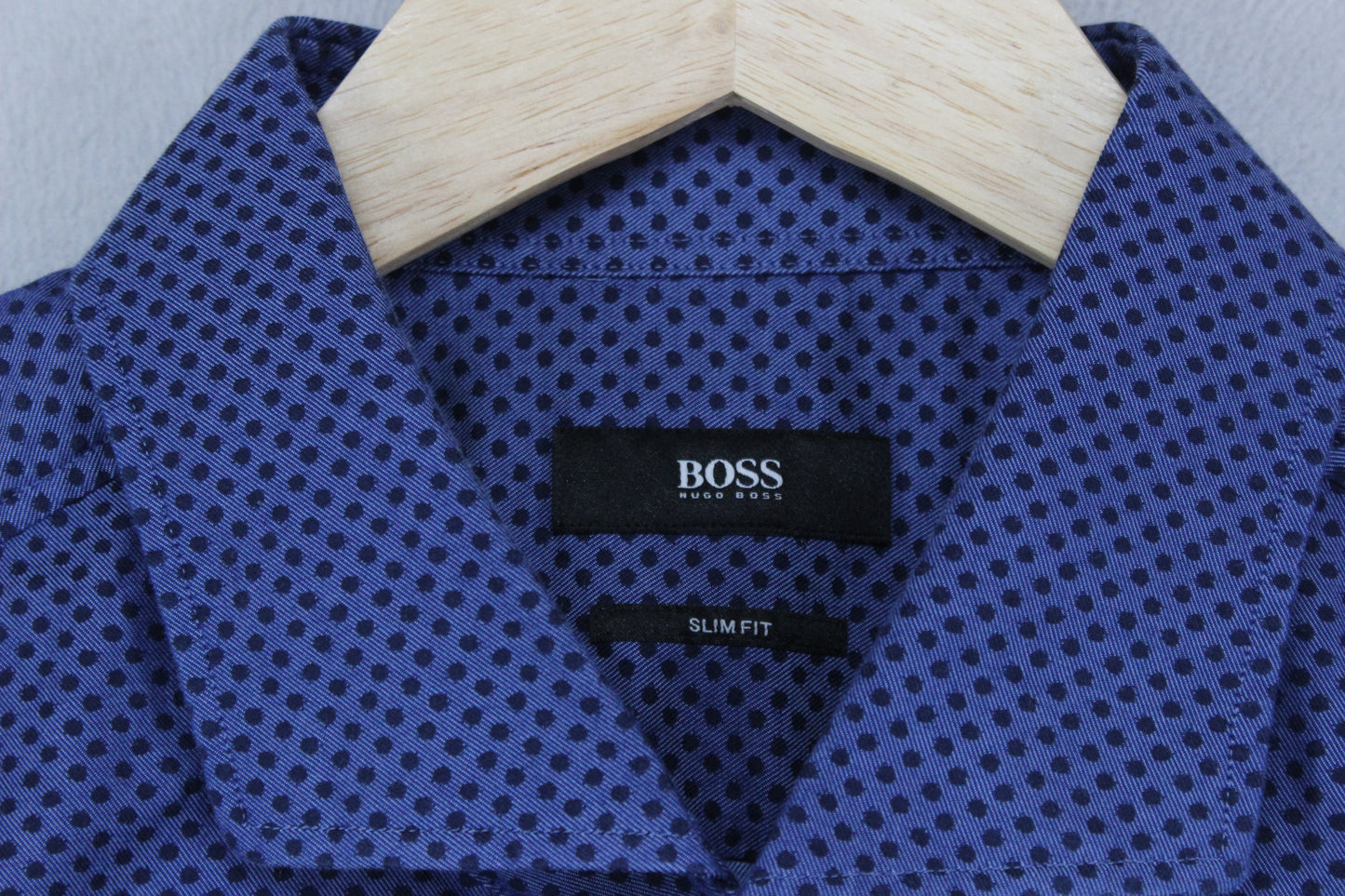 Mens Polka Dot Shirt Slim Fit