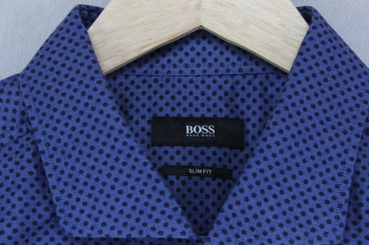 Mens Polka Dot Shirt Slim Fit