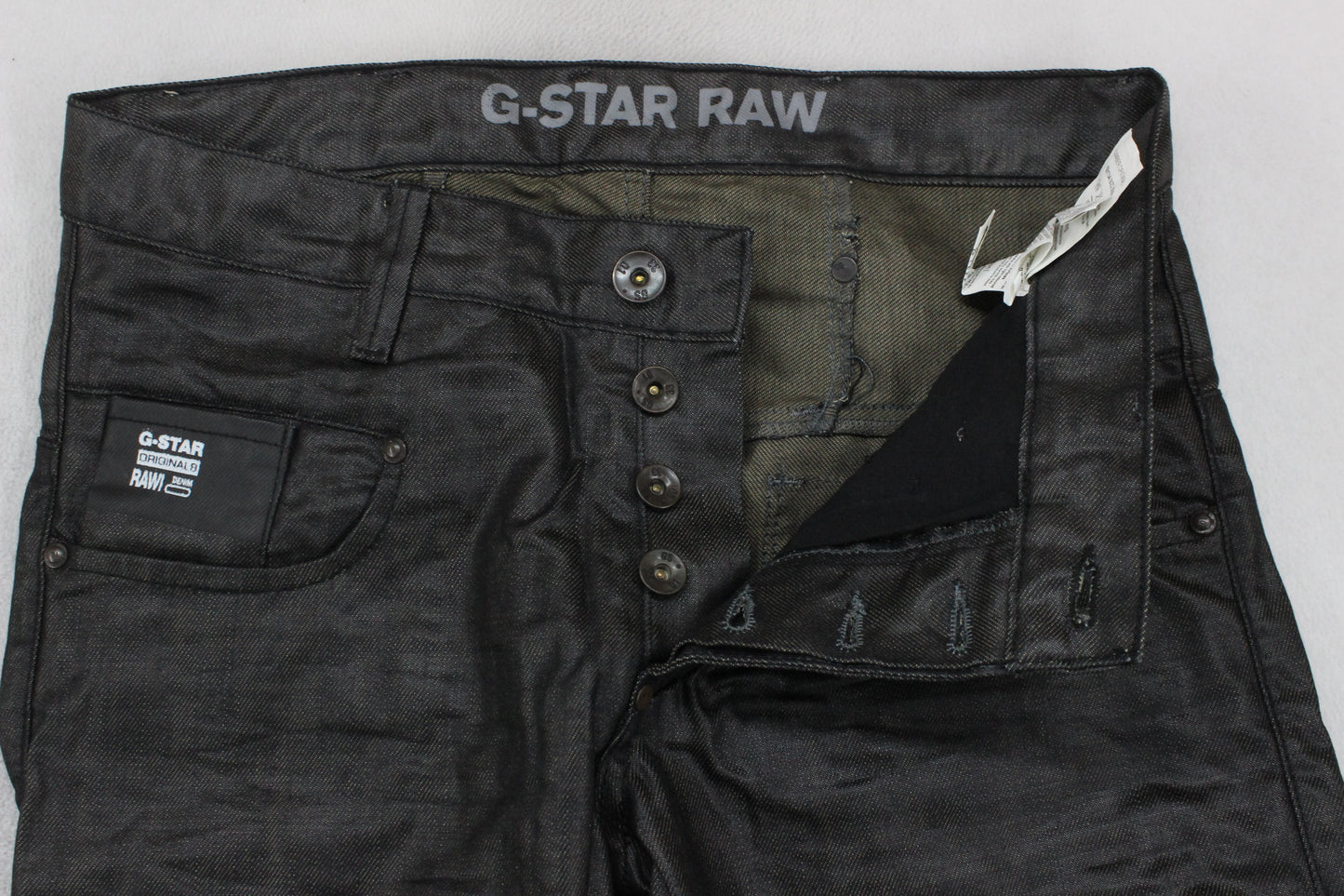 Mens Jeans Made In Italy Denim Slim Wet Look