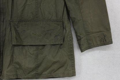 Womens Waxed Jacket Hooded Outdoor Durable
