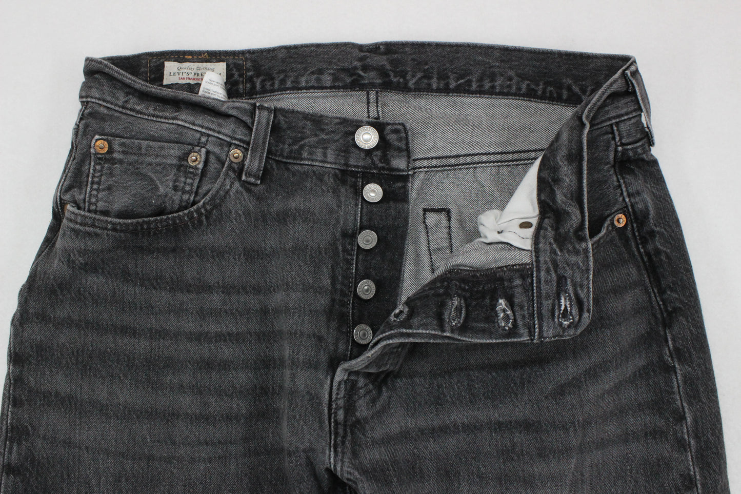 Mens 501S Jeans Stretch Straight Leg