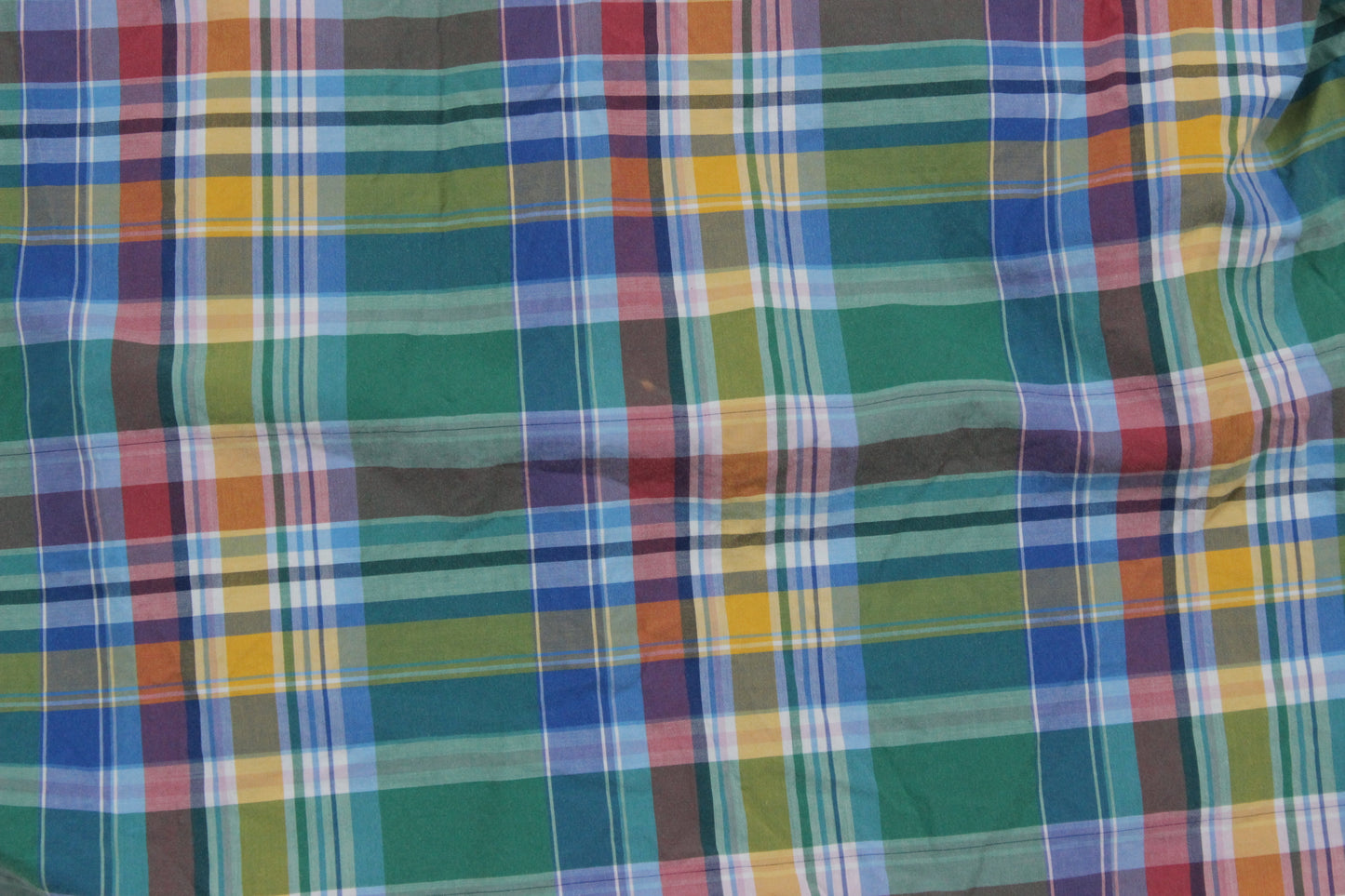 Mens Plaid Shirt Short Sleeve Button Up