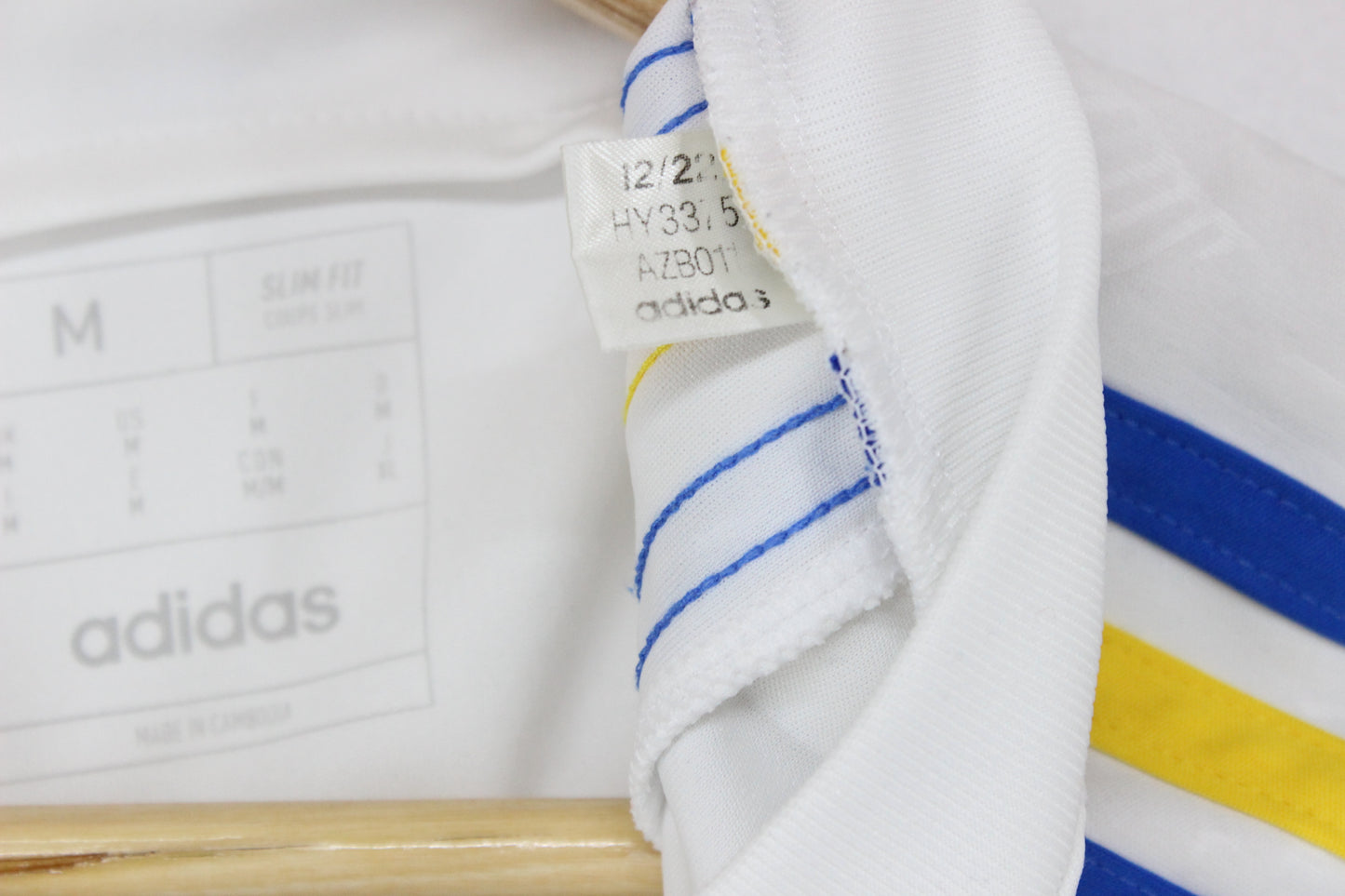 Mens Leeds United 2023-24 Football Shirt Home Jersey Slim