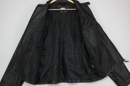 Mens Biker Jacket Full Zip