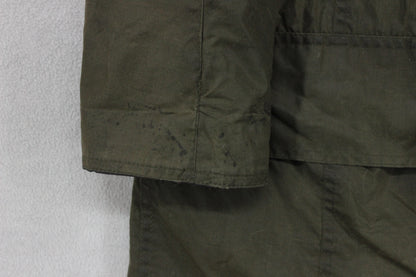 Womens Waxed Jacket Hooded Outdoor Durable