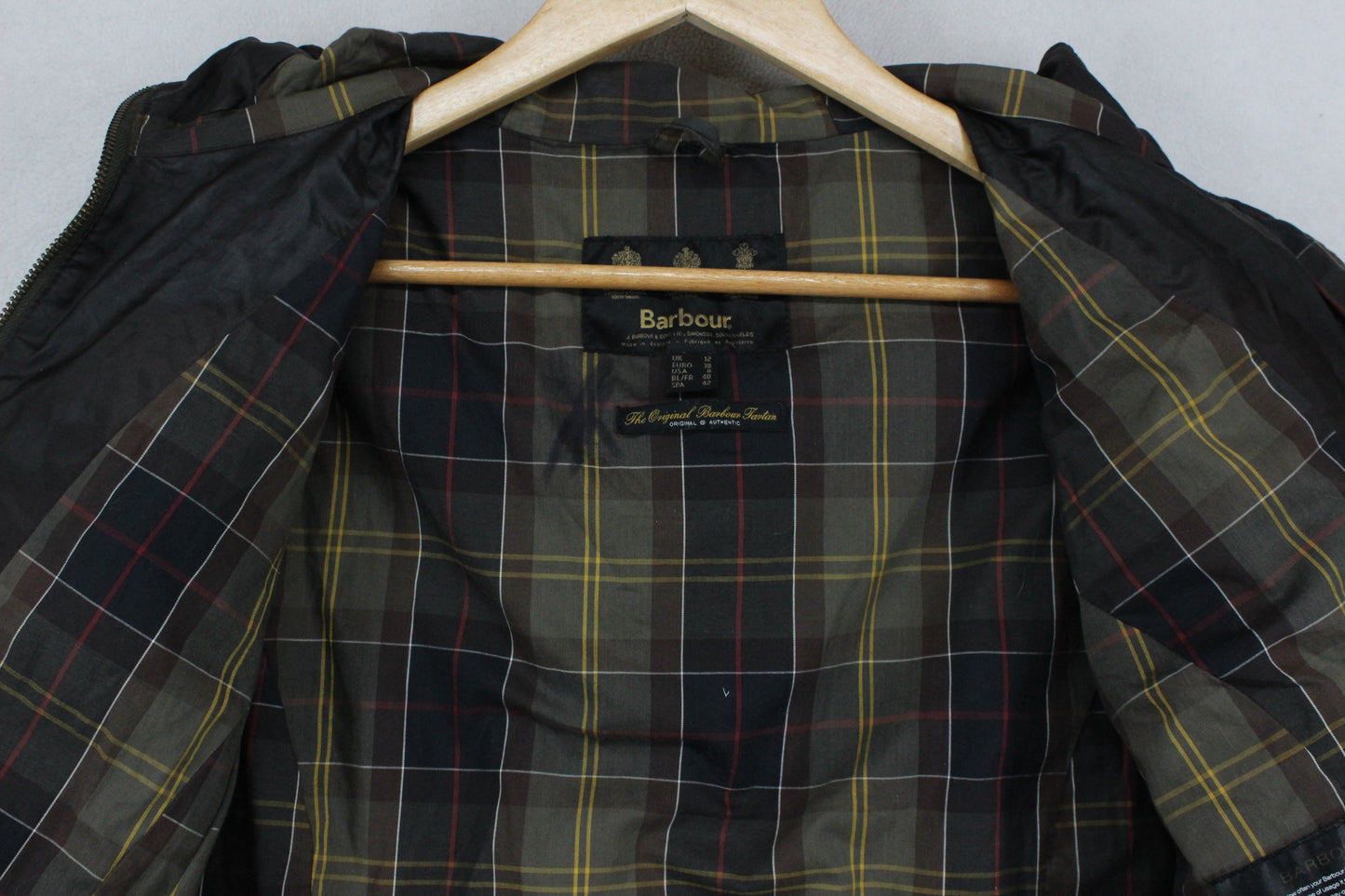 Womens Waxed Jacket Hooded Outdoor Durable